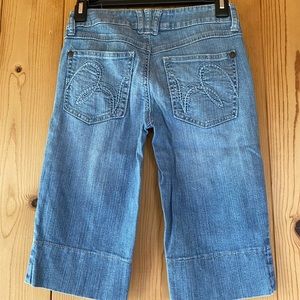 Candie’s long jean shorts